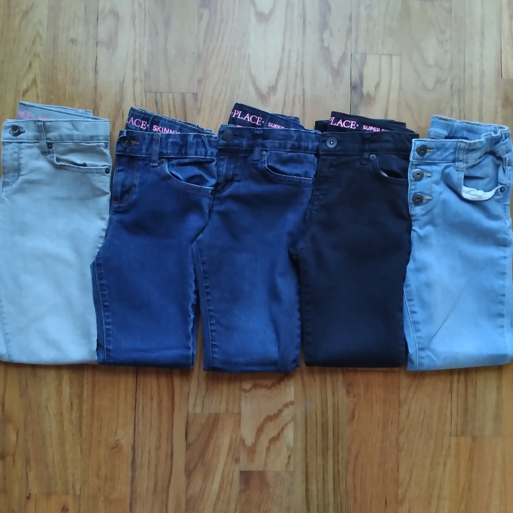#305-9 Girls Children's Place Jean Bundle Super Skinny